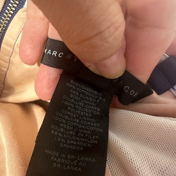 Marc Marc Jacob taboo silk blend womens flare dress size 4 - Picture 8 of 10